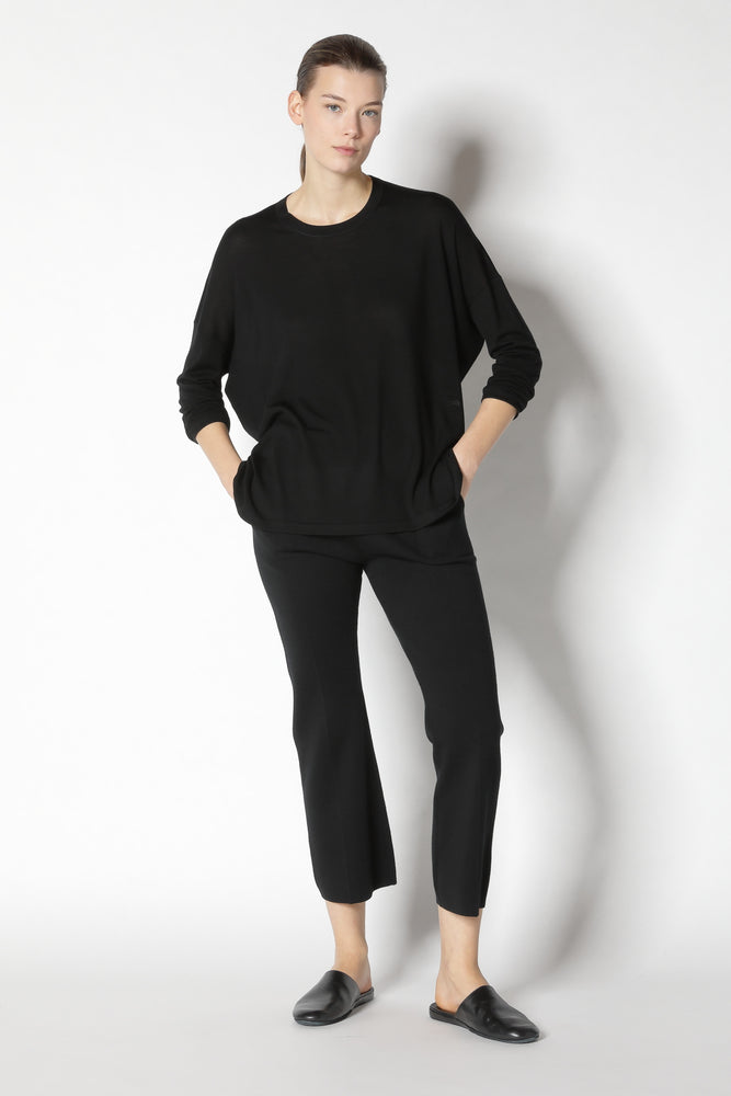 extrafine relaxed crew jumper