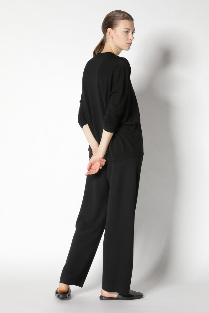 extrafine relaxed crew jumper