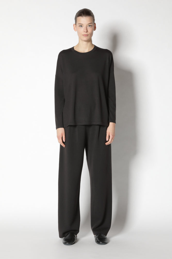 extrafine relaxed crew jumper