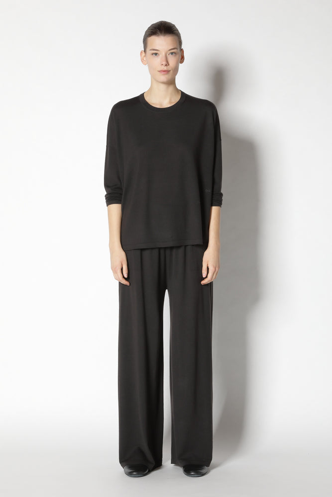 extrafine relaxed crew jumper