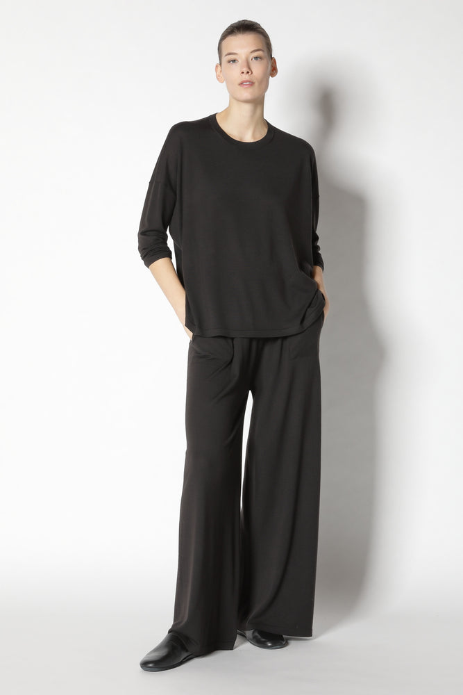 extrafine relaxed crew jumper