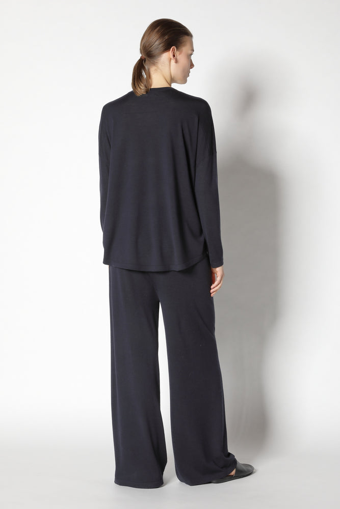 extrafine relaxed crew jumper