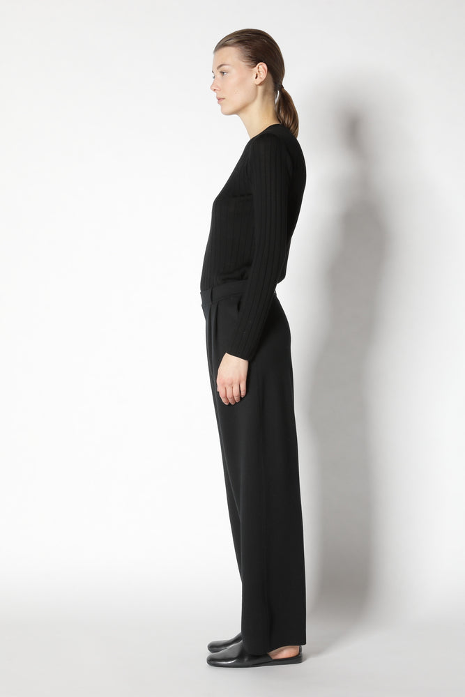 extrafine rib crew jumper