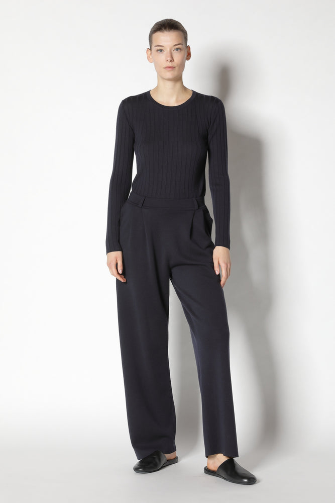 extrafine rib crew jumper
