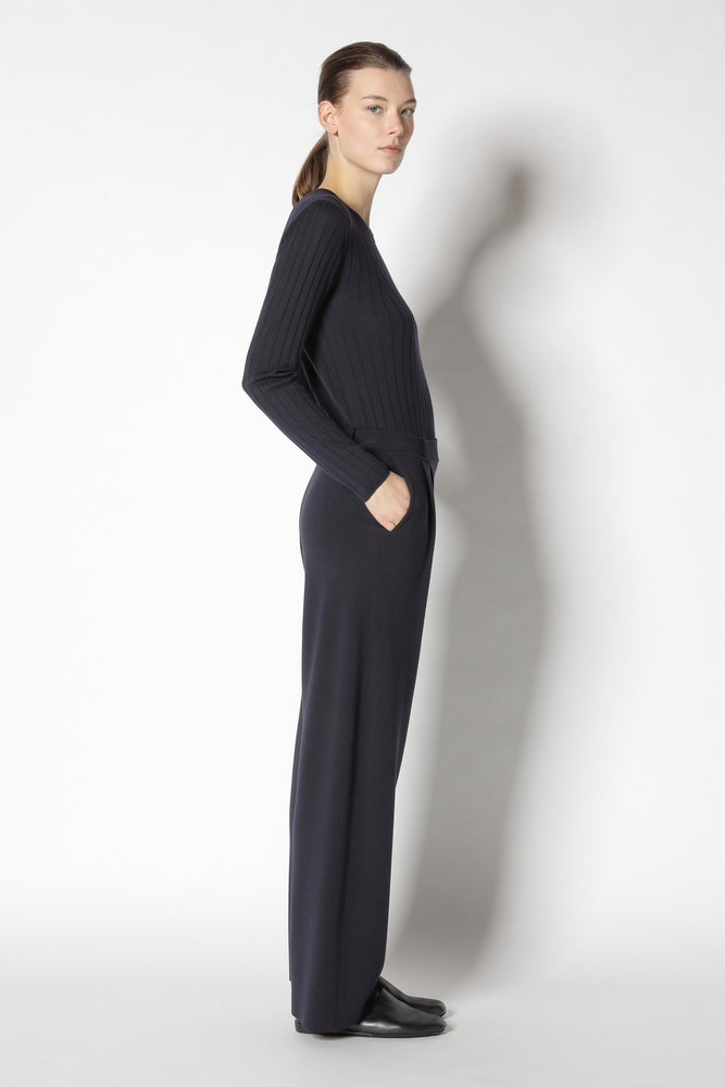 extrafine rib crew jumper