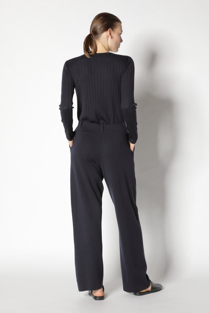 extrafine rib crew jumper