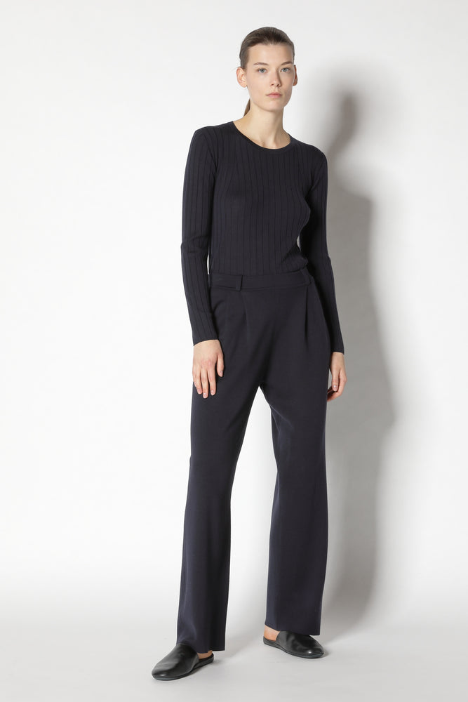 extrafine rib crew jumper
