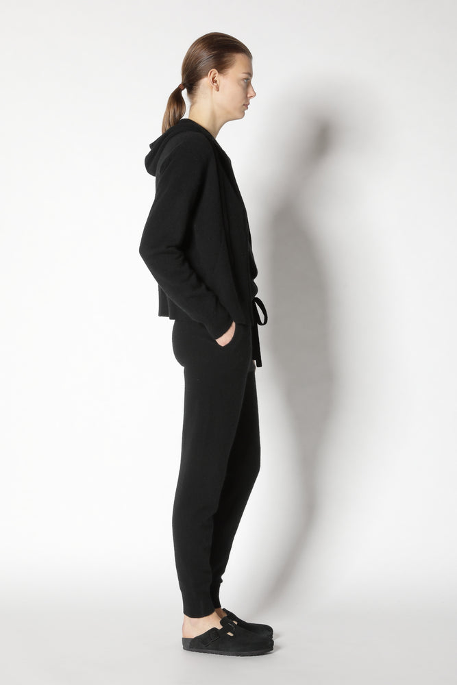 blurry zipped hoodie jacket