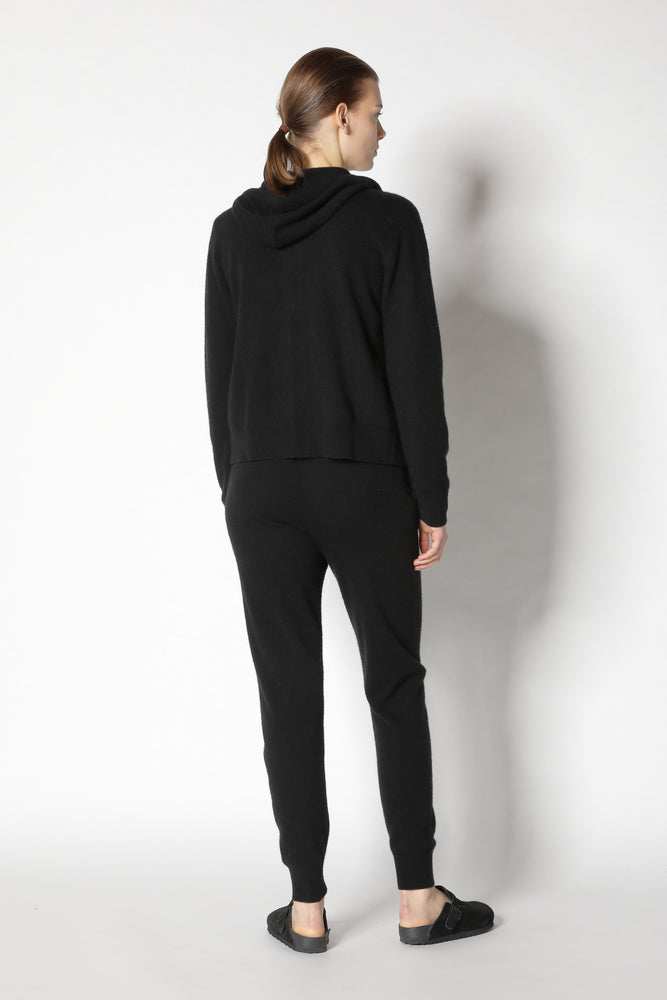 blurry zipped hoodie jacket