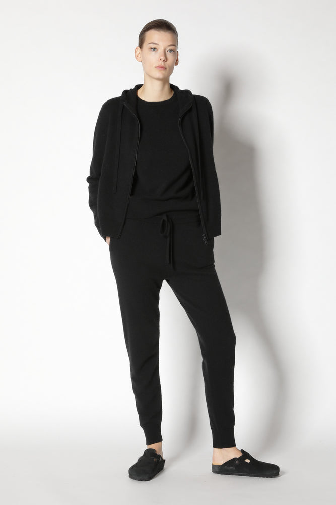 blurry zipped hoodie jacket