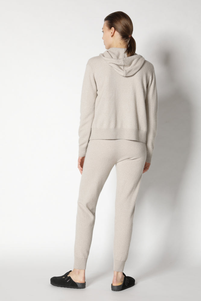 blurry zipped hoodie jacket