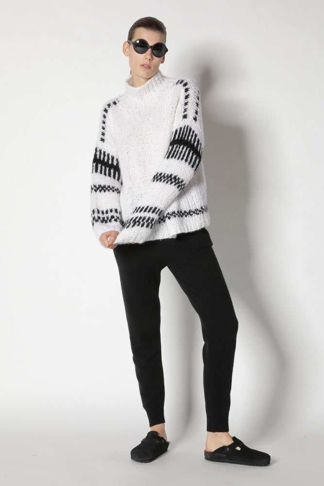 cloudy handknit iceland jumper