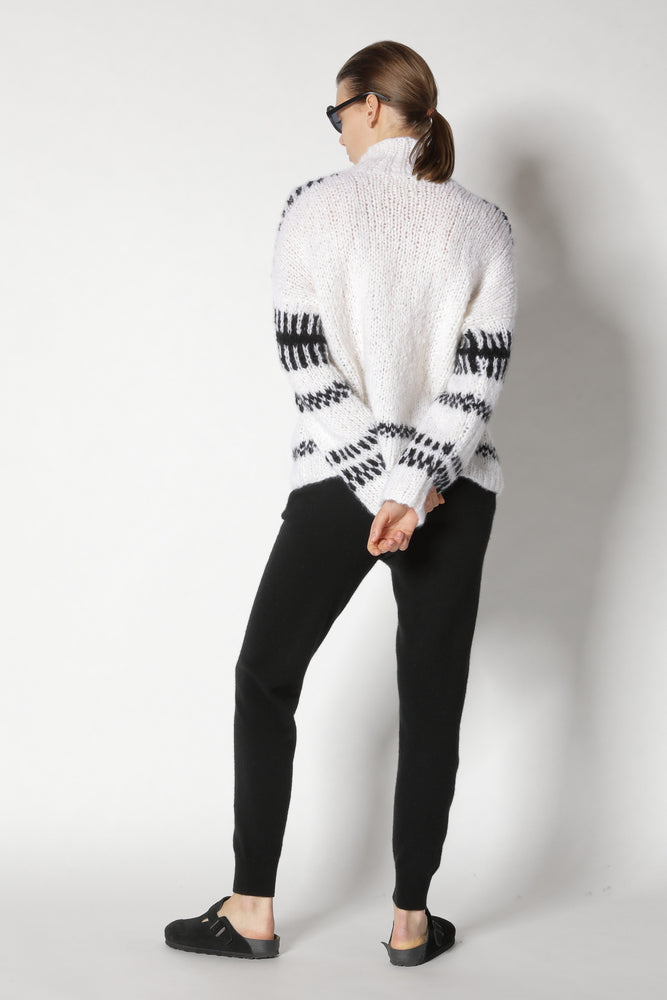 cloudy handknit iceland jumper