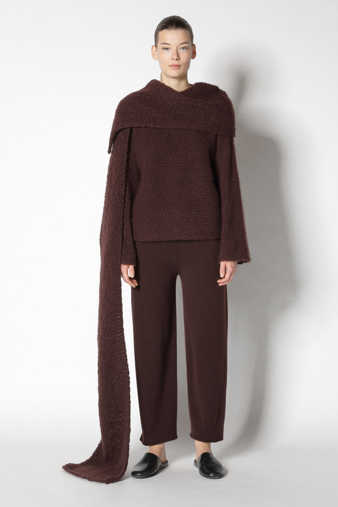 cloudy handknit scarf