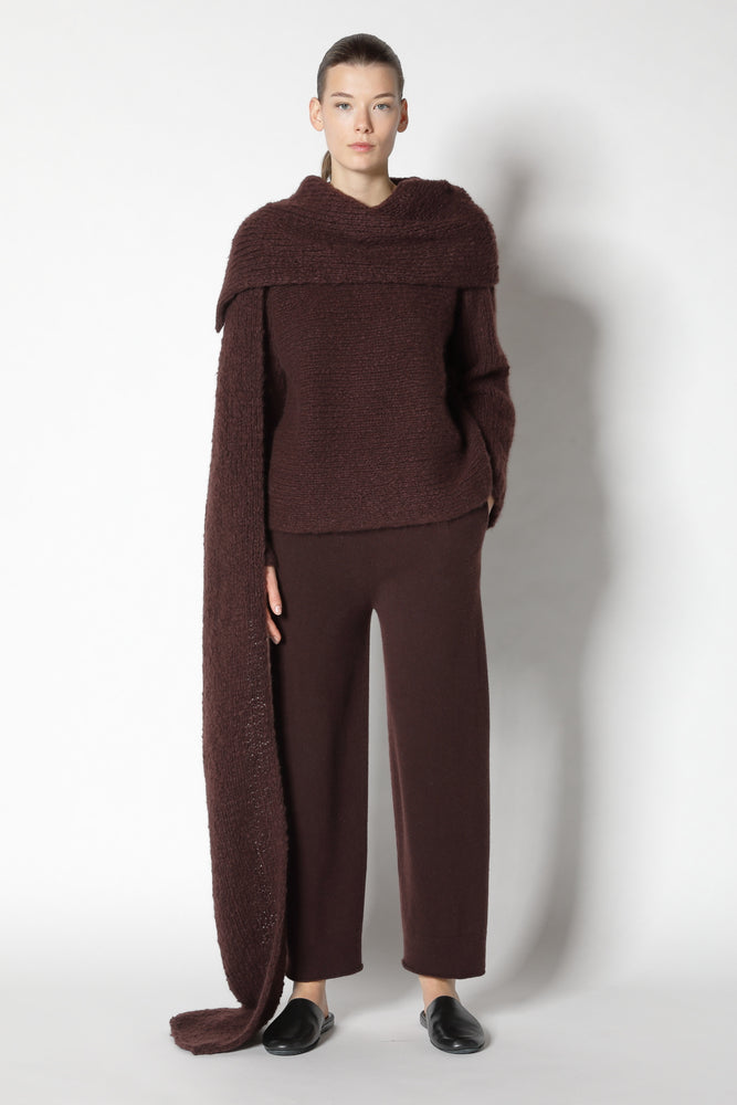 cloudy handknit scarf