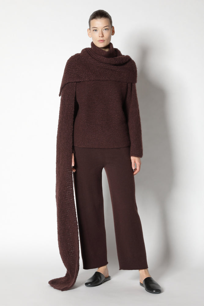 cloudy handknit scarf