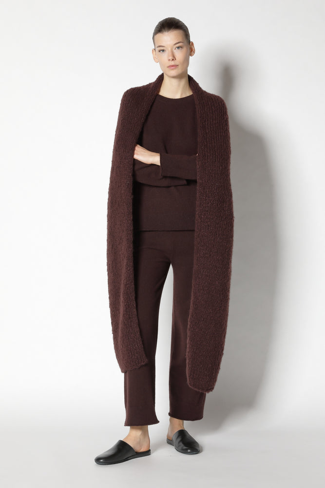 cloudy handknit scarf