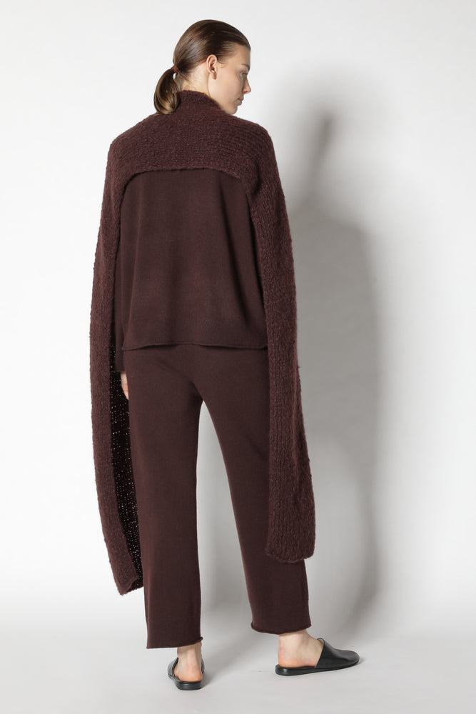 cloudy handknit scarf