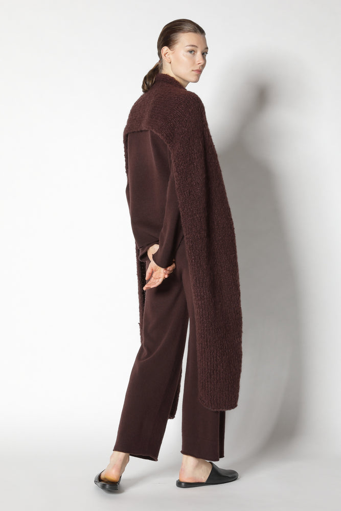 cloudy handknit scarf