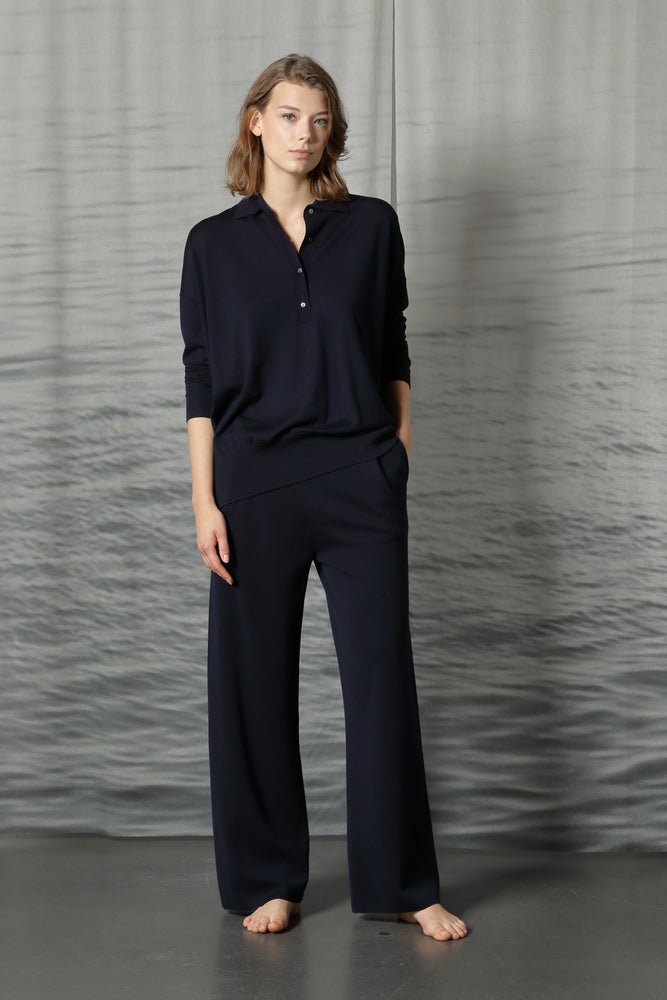 extrafine polo jumper