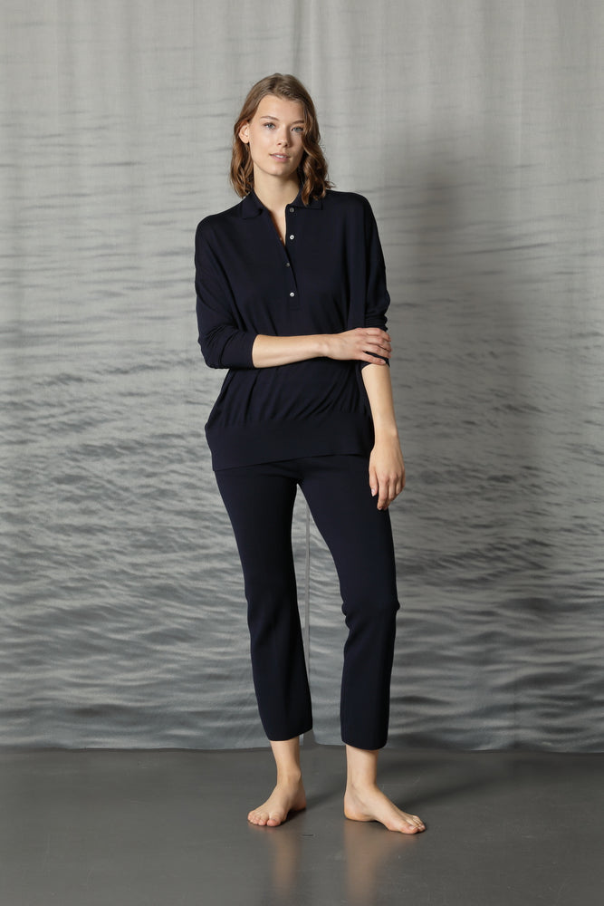 extrafine polo jumper