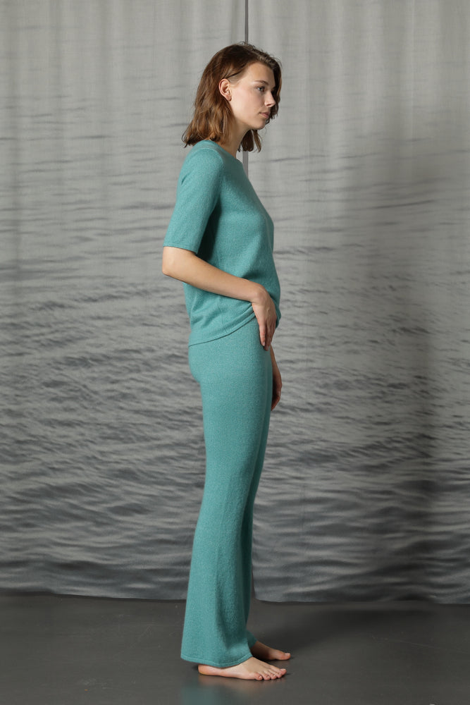 fluffy bell bottom pants