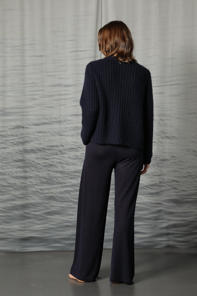 fluffy chunky cable jacket