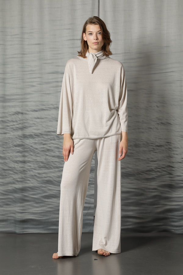 fluid boatneck jumper