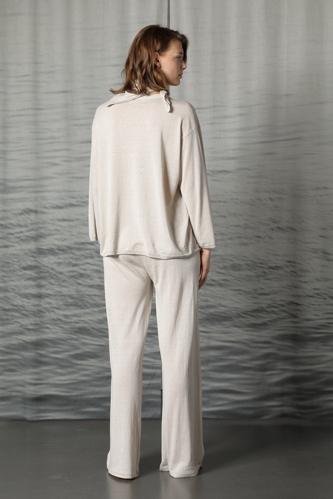 fluid boatneck jumper