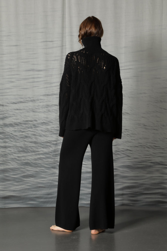 pure cable ajour jumper