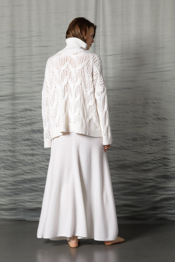 pure cable ajour jumper