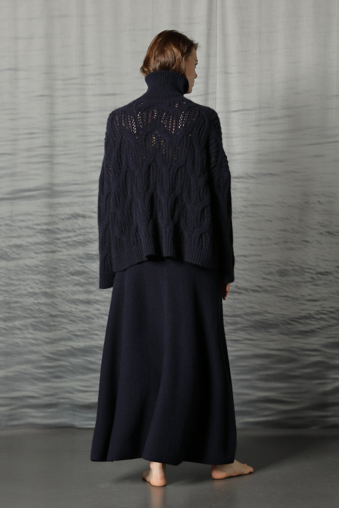 pure cable ajour jumper