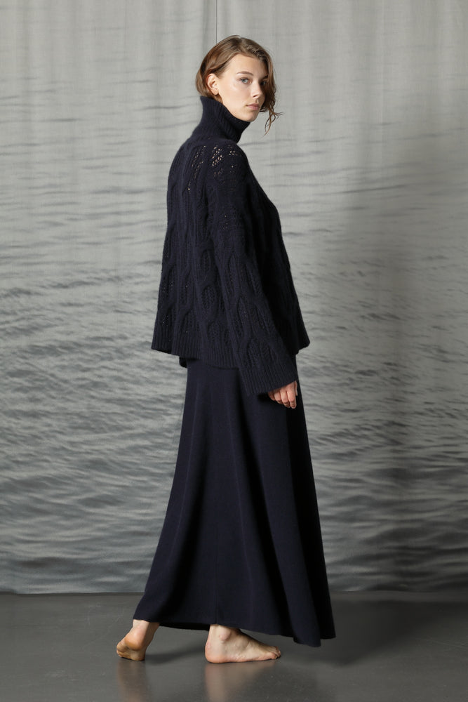 pure cable ajour jumper