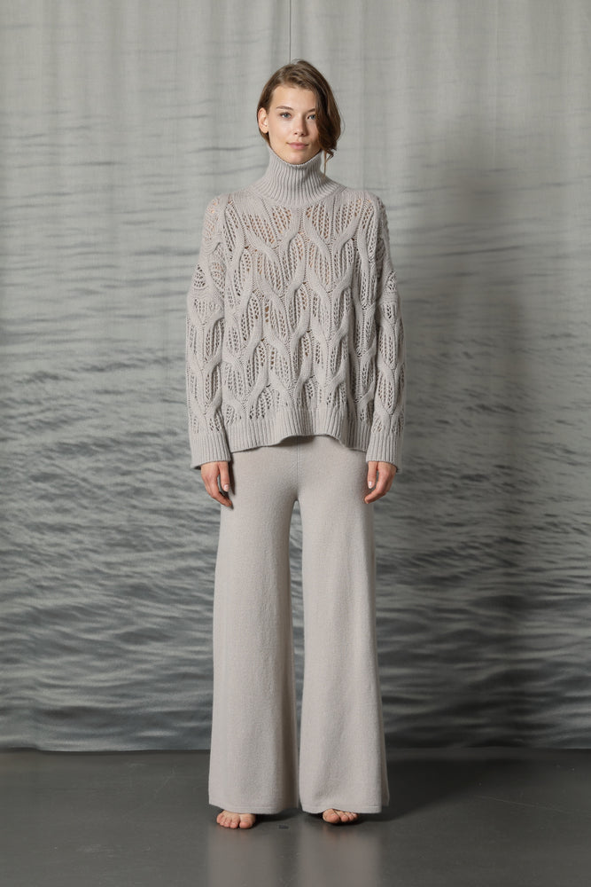 pure cable ajour jumper