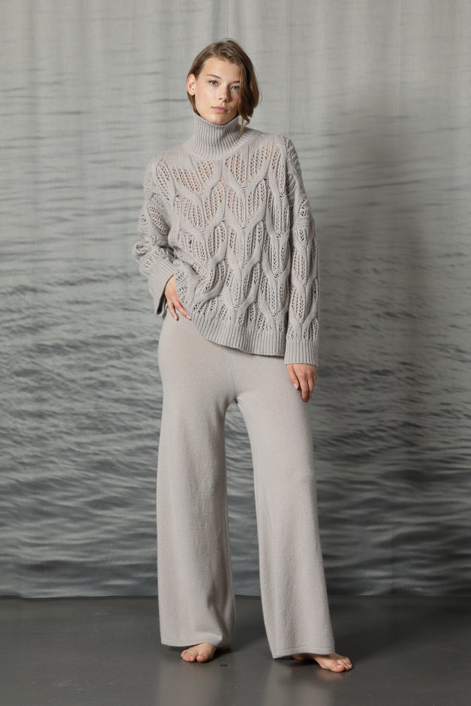 pure cable ajour jumper