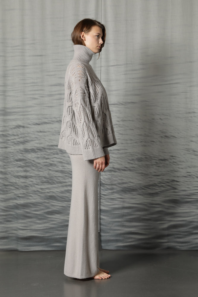 pure cable ajour jumper