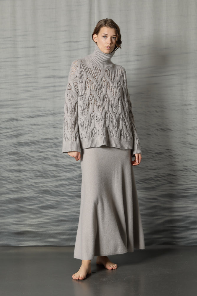 pure cable ajour jumper