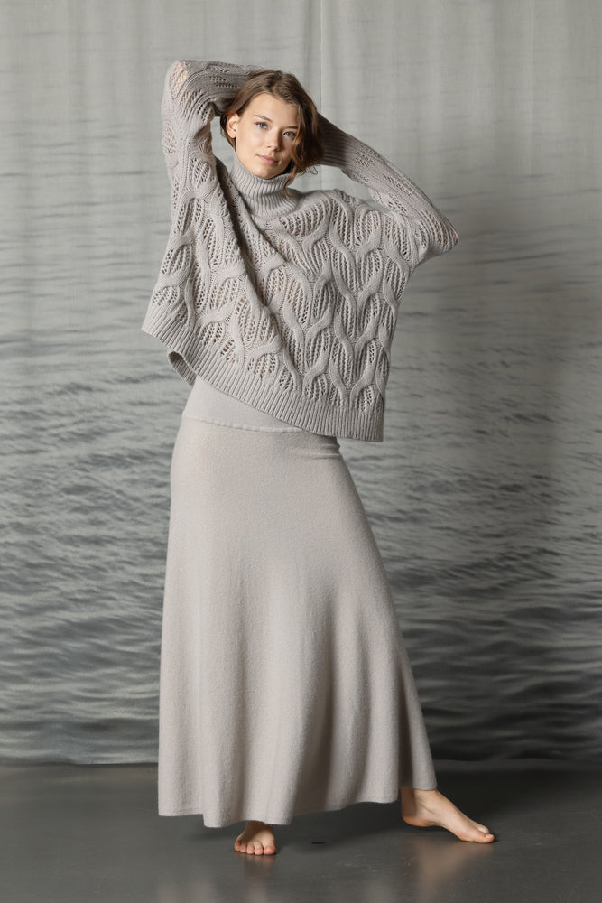 pure cable ajour jumper