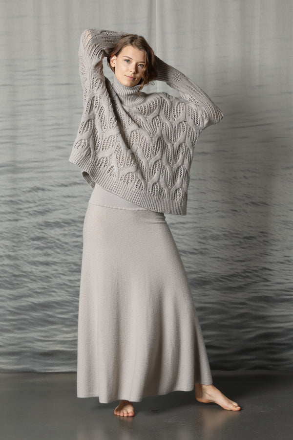 pure cable ajour jumper