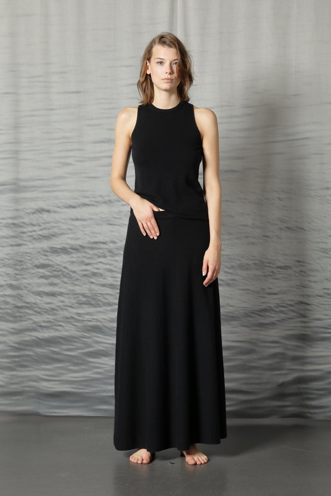 comfy maxi circle skirt