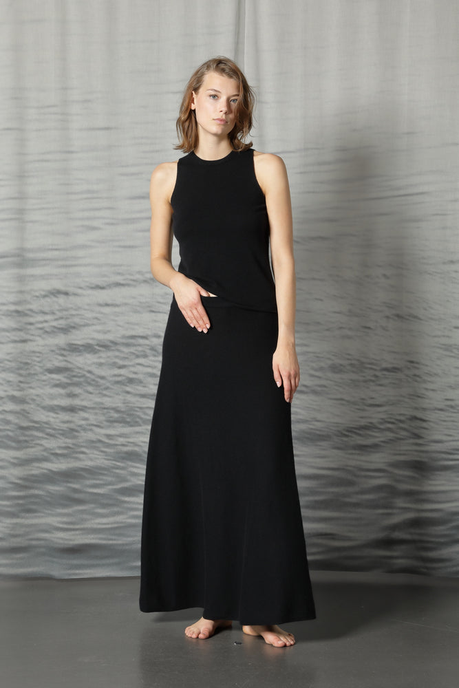 comfy maxi circle skirt