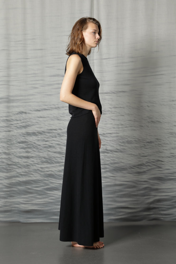 comfy maxi circle skirt