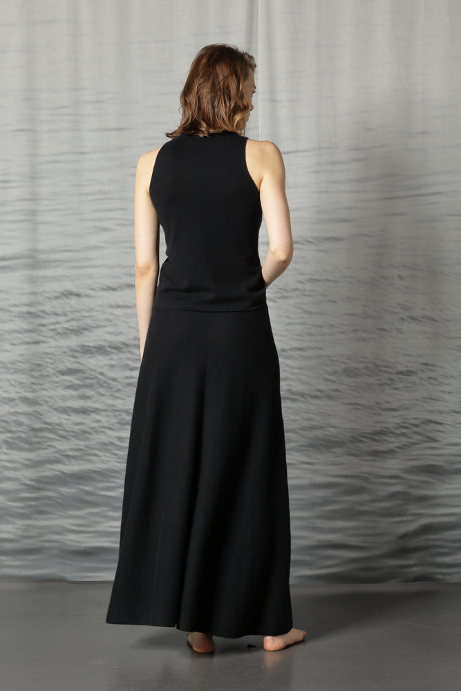 comfy maxi circle skirt