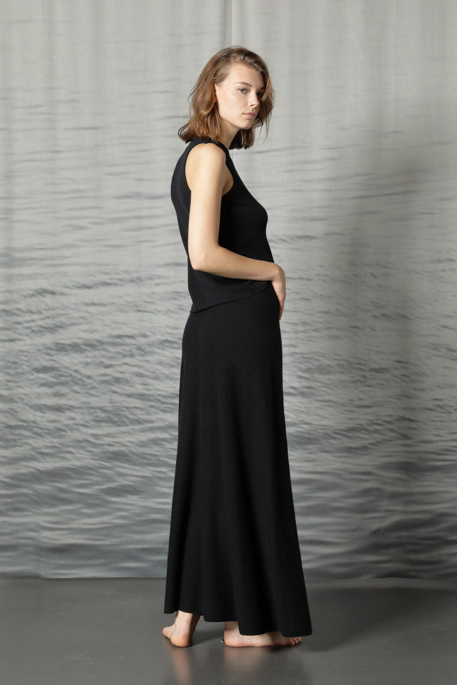 comfy maxi circle skirt