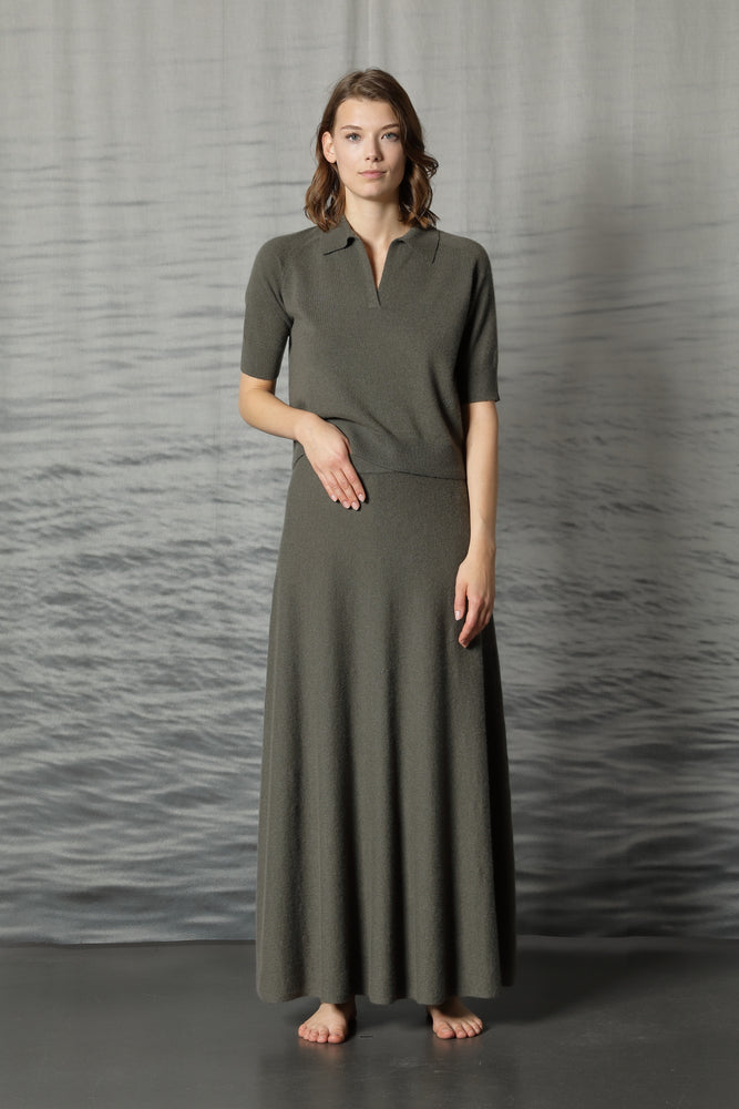 comfy maxi circle skirt