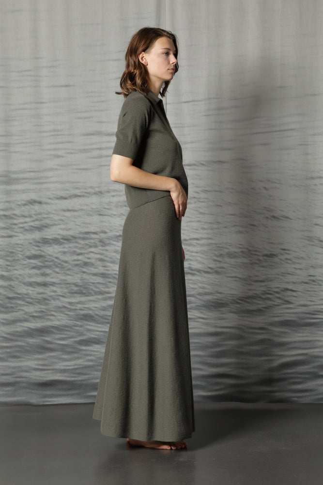 comfy maxi circle skirt