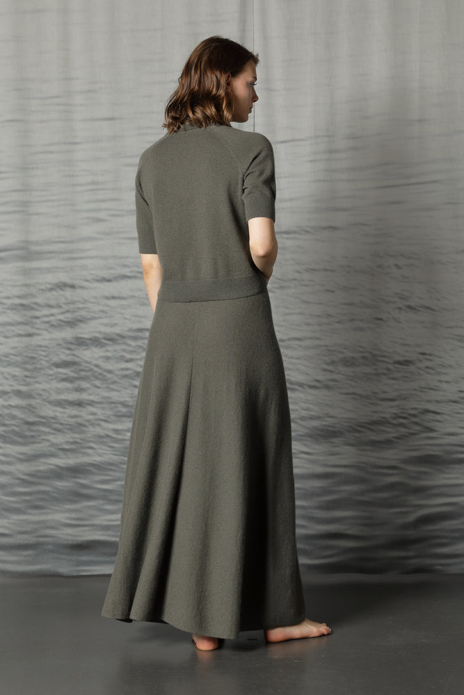 comfy maxi circle skirt