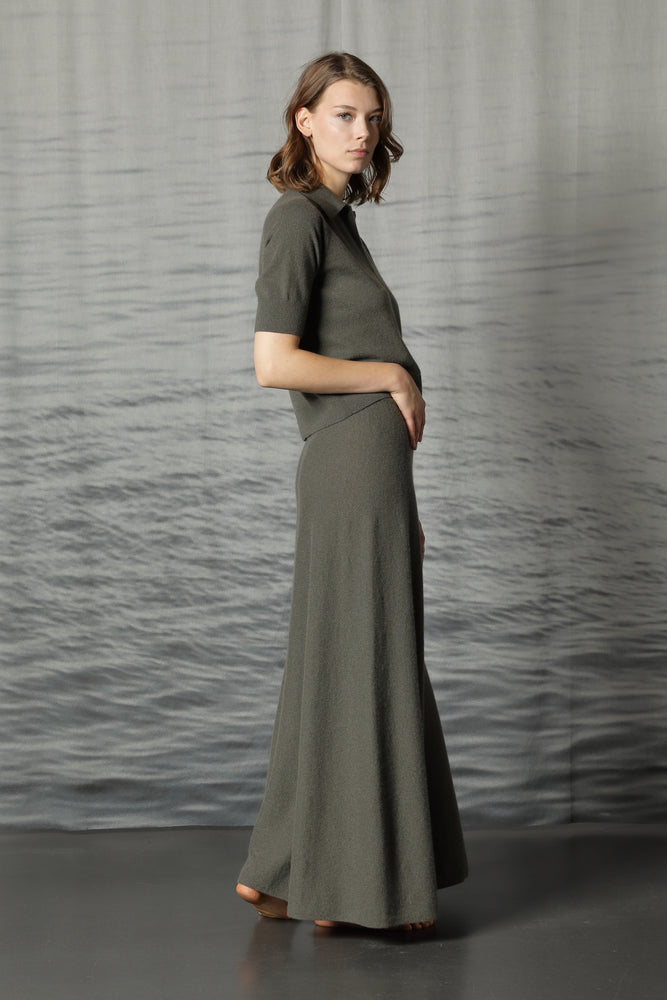 comfy maxi circle skirt