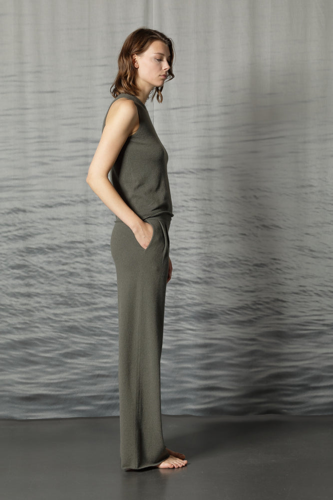 comfy pleated palazzo pants