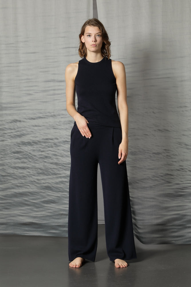 comfy pleated palazzo pants